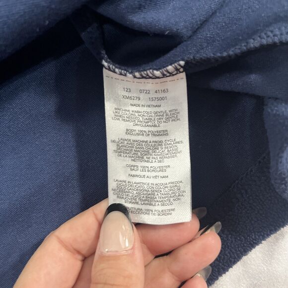 Men’s Medium Navy Half Zip Columbia Pullover Fleece - Picture 9 of 11